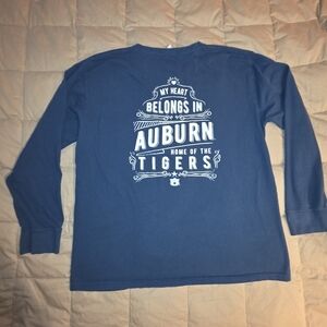 Auburn University Long Sleeve Dark Blue Tee XXL